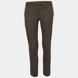 Joseph Green Gabardine Ankle-Length Pants