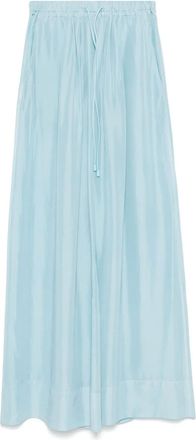 Forte_Forte Pantaloni in seta a palazzo - Blu