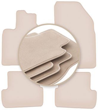OEM Alfombrillas Premium Beige Para: Dacia Logan Iii Sed&aacute;n, Station Wagon 2021