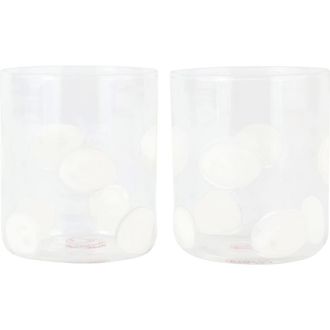 Vietri Drop White Double Old Fashioned Glass at Nordstrom