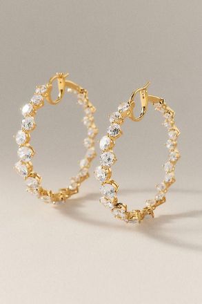 Nadri Tempo Inside Out Hoop Earrings