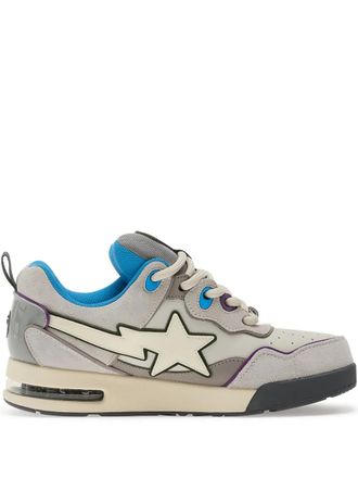 A Bathing Ape star-patch sneakers - Grey
