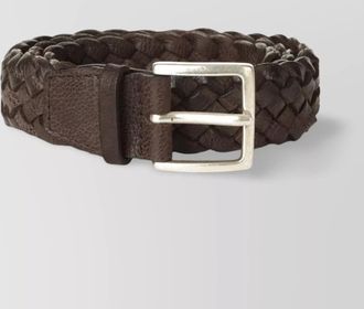 Orciani braided calfskin belt for modern man