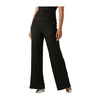 Aaiko Broeken, Dames, Zwart, S, Zwarte gestructureerde broek voor vrouwen