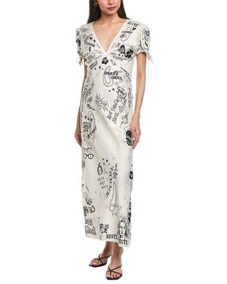 Mother The Cap And Gown Midi Dress
