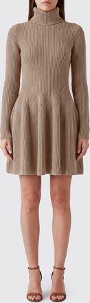 Magda Butrym Mini abito a dolcevita in 100% cashmere a costine