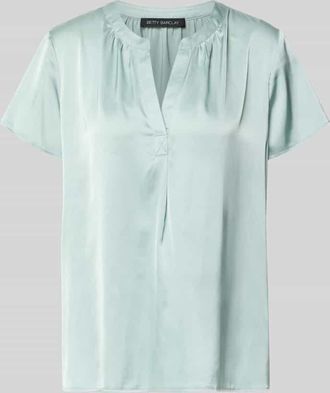 Betty Barclay Blusenshirt aus Satin mit V-Ausschnitt in Mint, Gr&ouml;&szlig;e 44