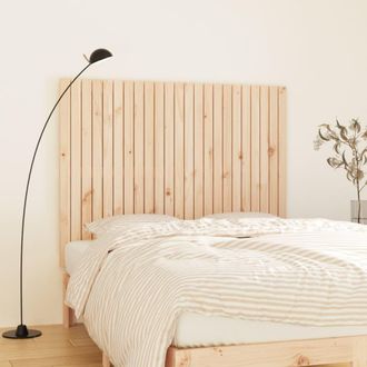 vidaXL Cabecero De Cama De Pared Madera Maciza De Pino 146,5x3x110 Cm Vidaxl