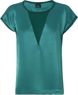 Pinko Pinko, Donna, Camicette, Verde, L, new