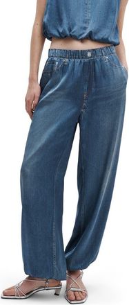 Rag & Bone rb Miramar Satin Pull-On Bubble Pants in Jasper at Nordstrom, Size X-Large