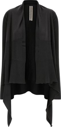 Rick Owens Black Wool Womens Cardigan