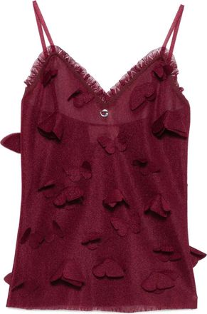 Coperni Top con applicazione - Rosso