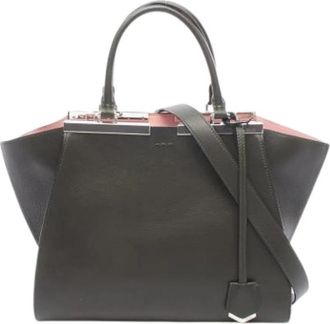 Fendi Pre-owned Vintage Handbag - Dames - Vintage Handtas - Groen - ONE Size - Leer - Vintage