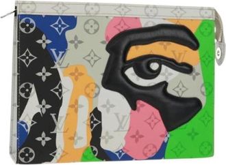 Louis Vuitton Pre-owned Clutches, female, Multicolor, Size: ONE SIZE Pre-owned Canvas Clutch