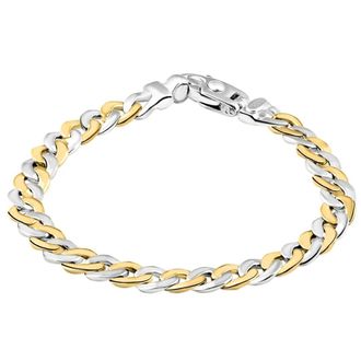 Pompeii3 Mens Cuban 14k Gold (31gram) or Platinum (47gram) 8mm Link Bracelet 8.25