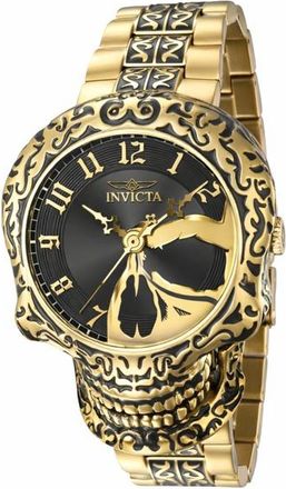 Invicta Artist Skull Quartz Mens Watch 35109