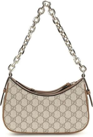 Gucci Bolso de hombro GG Supreme Canvas - Bags - Mujer - Beige - ONE SIZE