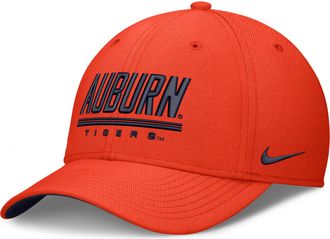 Nike Auburn Sideline Rise Nike Mens Dri-FIT College Hat in Orange | NC03194YAUN-559