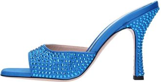 Gedebe Dita 95 Mules - Dames - Muiltjes - Blauw - 36 EU - Leer - Schoenen