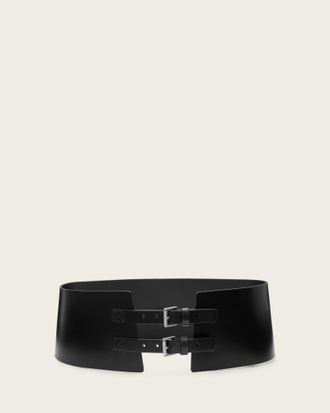 AllSaints Mya Leather Hip Belt