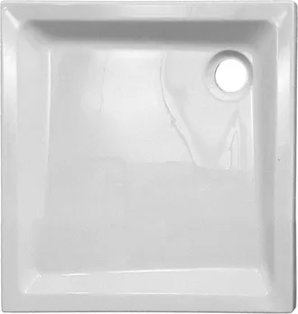 NEMO Spring Horus douchebak 90x80x4.5cm afvoer D90 zonder potenstel acryl wit