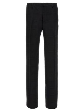 Etro Check Wool Trousers