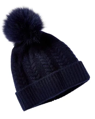 Sofiacashmere Sofiacashmere Cable Cashmere Hat