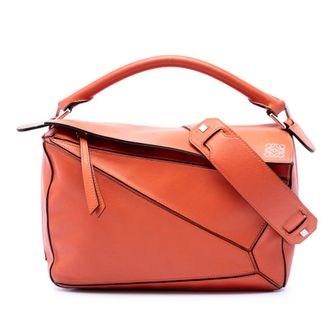 Loewe Pre-owned LOEWE Medium Calfskin Puzzle Satchel Ladies IL5OWO5YUNHA6C1U