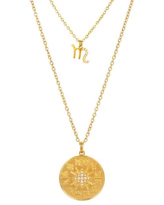 Savvy Cie Jewels 14K Plated Cz Necklace