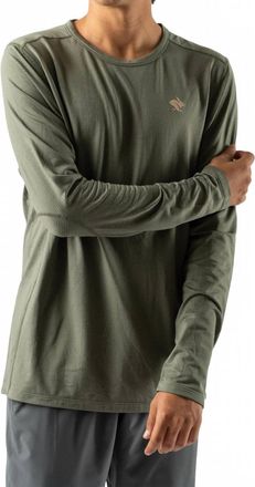 Rabbit Layer One Long Sleeve Top In Mulled Basil