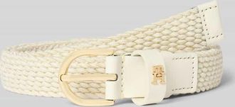 Tommy Hilfiger G&uuml;rtel in Flechtoptik Modell ESSENTIAL EFFORTLESS 2.5 in Offwhite, Gr&ouml;&szlig;e 100