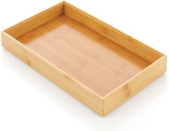 mDesign Stackable 15 Long Wooden - Drawer Organizer - 2 Pack, Natural Wood at Nordstrom