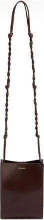 Jil Sander Tassen, Dames, Bruin, ONE Size, Leer, Rechthoekige Crossbody Tas