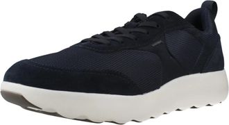 Geox Xtors - Heren - Sneakers - Blauw - 42 EU - Leer - Schoenen