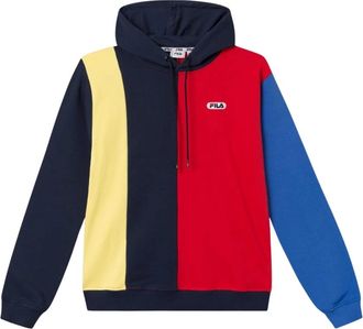 Fila Bairn Blocked Hoody - Heren - Hoodies - Veelkleurig - M - Katoen - Hoodies & sweatvesten