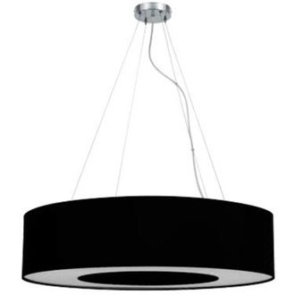 Fabrilamp Colgante Grande Haiti 4xe27 Cromo/negro Regx80x80 Cm