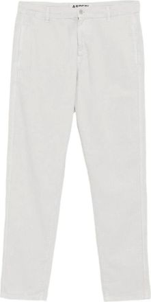 Aspesi Corduroy Chino Broek - Heren - Broeken - Wit - Maat: M Corduroy