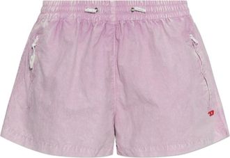 Diesel Korte Broeken, Dames, Roze, 2Xs, Nylon, S-Oul Shorts