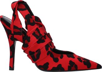 The Attico Venus Sandalias Mujers Tela Roja