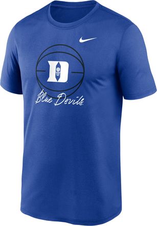 Nike Duke Primetime Nike Mens Dri-FIT College T-Shirt in Blue | NKGK4EVDU-L42