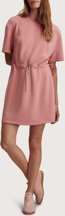 Varley DoubleSoft Short Sleeve Dress in Brandy Rose at Nordstrom, Size Medium