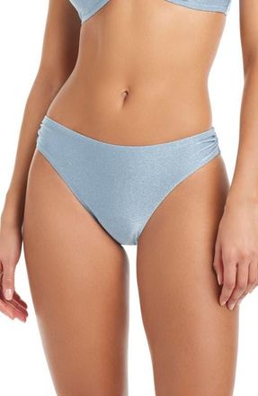 Sanctuary Shirred Hipster Bikini Bottoms in Yachty Blue at Nordstrom, Size Small