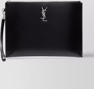 Saint Laurent rectangular clutch - detachable strap