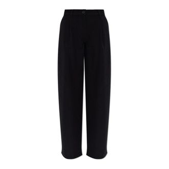 Sams&oslash;e & Sams&oslash;e Wide Trousers, female, Black, Size: XS Saharper Trousers