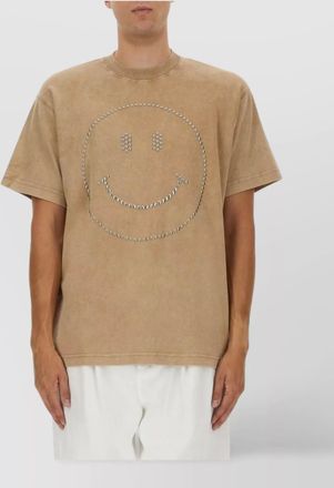 Moschino smiley face crew neck t-shirt