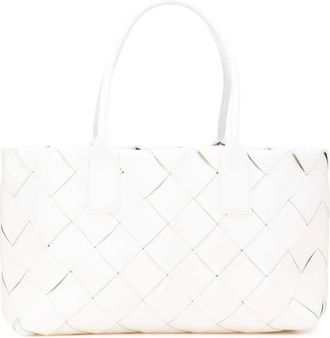 Bottega Veneta Pre-owned Bottega Veneta Small Lambskin Intrecciato Cabat Tote Ladies IO2VXI9XK8TXW1NP