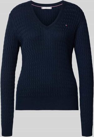 Tommy Hilfiger Slim Fit Hemdbluse aus Baumwoll-Mix in Weiss, Größe XXL