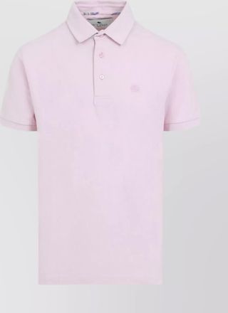 Etro pegaso cotton polo shirt