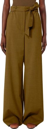 Max Mara Mujer, Pantalones, Verde, Talla: XS