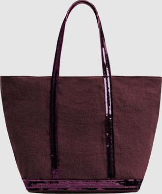 Vanessa Bruno Cabas L Zippe Aubergine